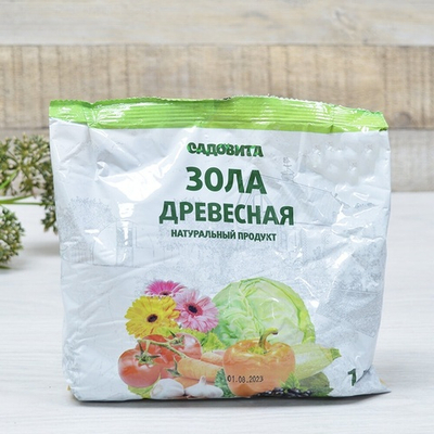 Зола древесная 1л Садовита