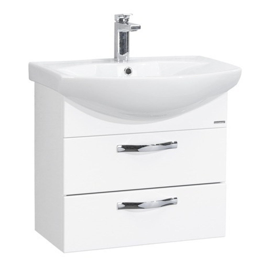 Тумба под раковину, АРИЯ, 50М, (подвесная, 2 ящика)