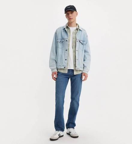 Джинсы мужские LEVI'S 501® LEVIS®ORIGINAL FIT DARK INDIGO - WORN IN