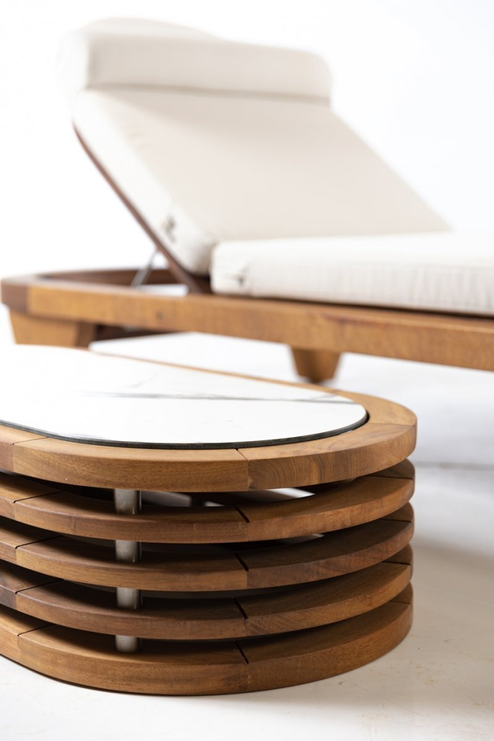 Столик деревянный кофейный WArt Spain, натуральный