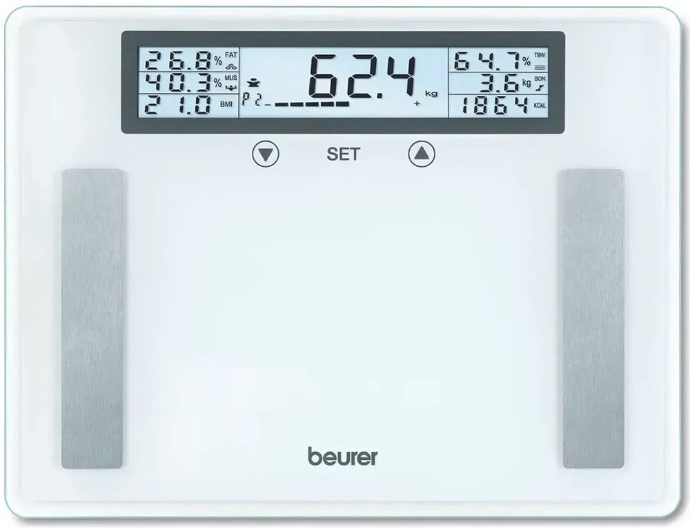 Весы напольные электронные Beurer BG51 XXL макс.200кг белый