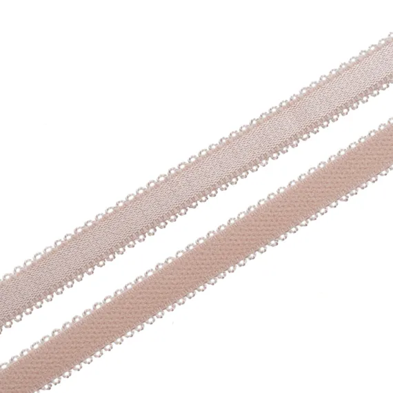 Резинка бретелечная серебристый пион 10 мм (цв. 168), 642/10