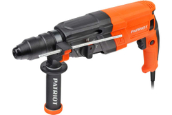 Перфоратор PATRIOT RH 243Q SDS+, мощность 770 Вт, 2.6 Дж, 3 режима работы, быстросменный патрон QCC, макс.диаметр 24 мм, глубиномер, кейс 140301344