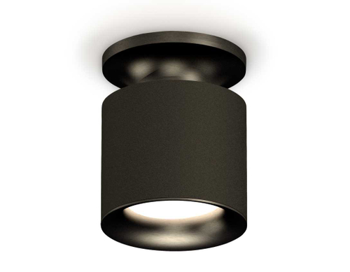 Комплект накладного светильника Ambrella light Techno Spot XS7402061 SBK/PBK черный песок/черный полированный (N7926, C7402, N7011)