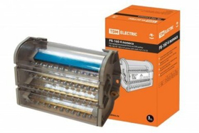 Распределительный блок на DIN-рейку РБ-160 4П 160А (4 шины 2x9+2x8+7x7+1x12) TDM SQ0823-0007