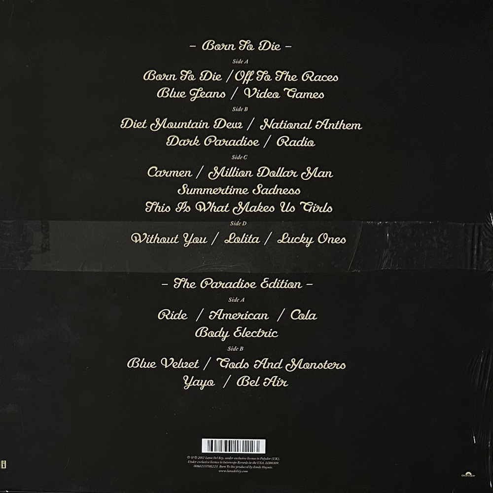 Lana Del Rey – Born To Die - The Paradise Edition (Европа 2012г.)
