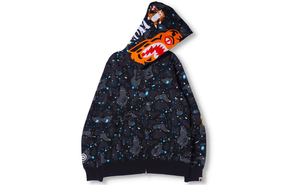 A Bathing Ape Space Camo Ponr Shark Худи