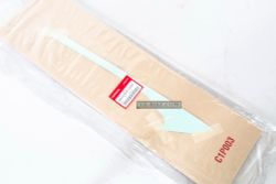 86642-MJW-J20ZA. 	STRIPE A, L. MIDDLE COWL *TYPE4*. (YR249C CANDY ENERGY ORANGE). Honda CBR500R/RA 2016-2018. Plastic CBR500. Orange