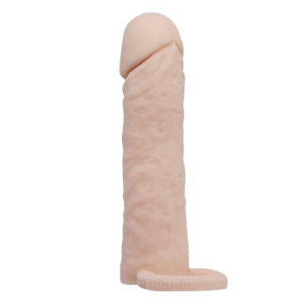 Насадка на член увеличивающая с кольцом Penis Sleeve (16 см)