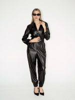 Комбинезон "Дикая кошка" в коже