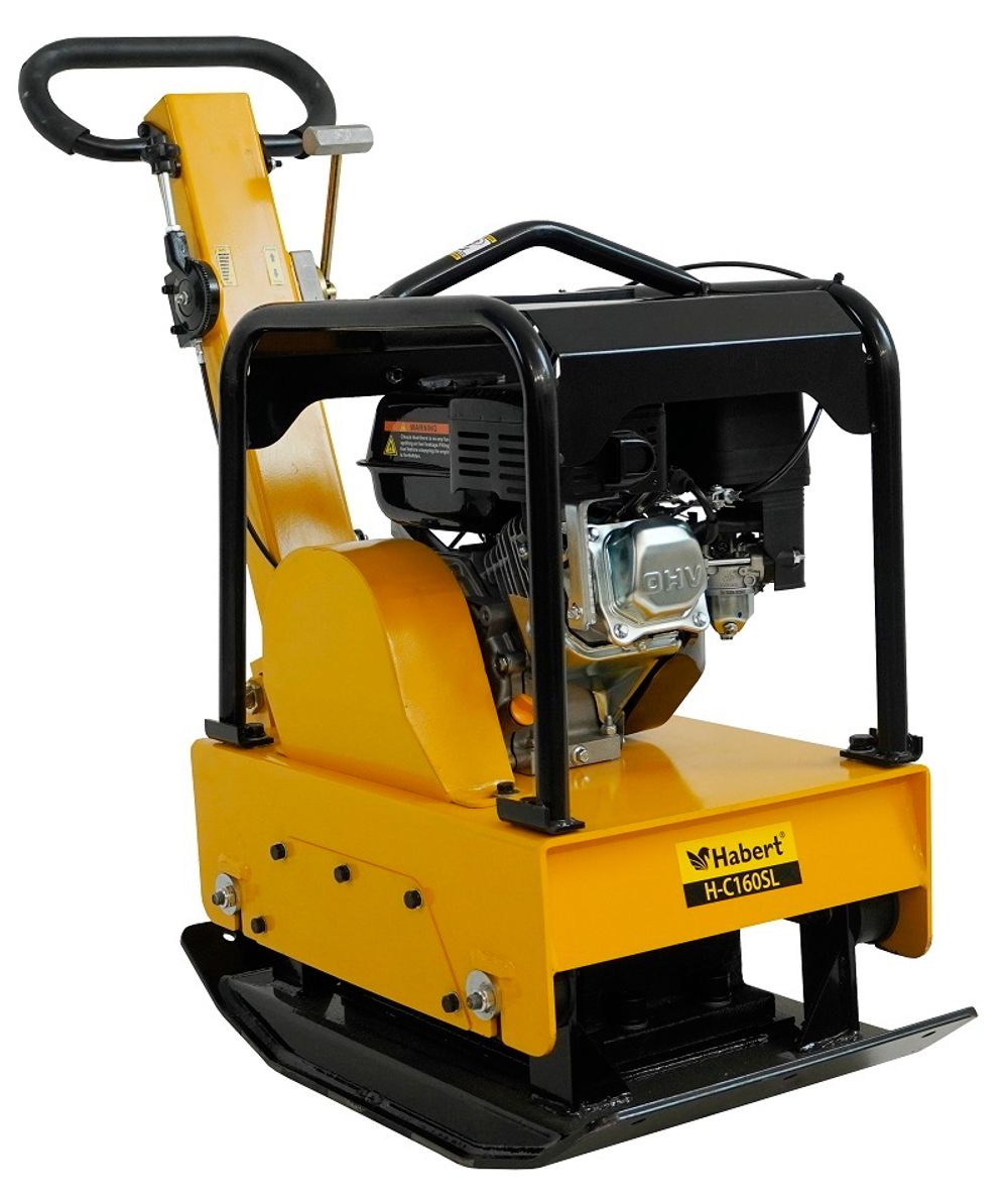Виброплита реверсивная Habert H-C160SL - [146 кг / 25 кН / Loncin G200F] бензиновая