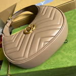 Gucci GG Marmont Half-Moon-Shaped Bag