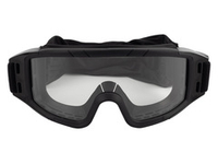 Маска стрелковая ShotTime Puma, защитная, чёрная, линза прозрачная