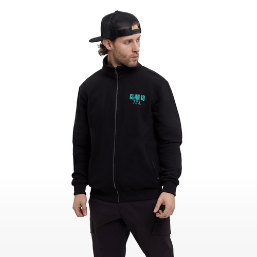 Кофта ZIP Clan 13 Wave_Road, черный