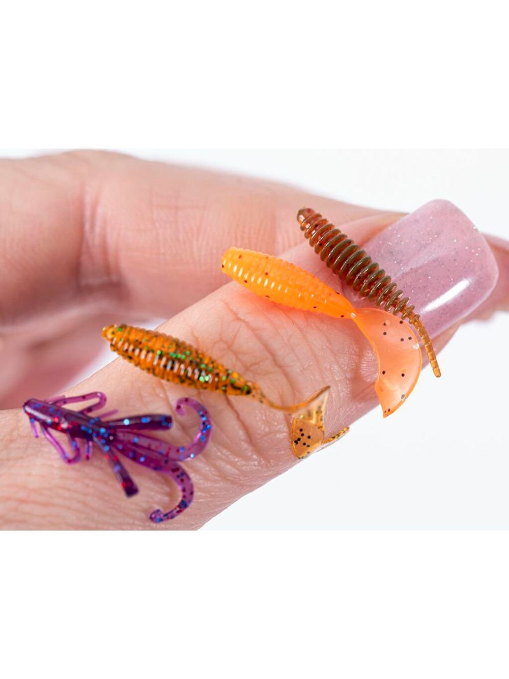 Твистеры и слаги съедобные искусственные LJ Pro Series Perch Snack Pack 04 SET/Mix Pack