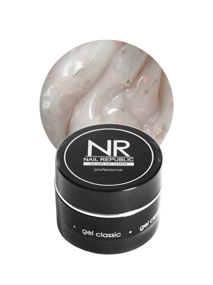 Гель с сухоцветами Garden Nail Republic №301, 15 гр