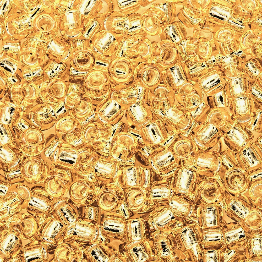 Японский бисер TOHO Round 8/0 (№22), с внутренним серебрением, прозрачный