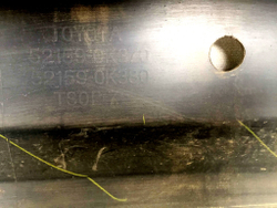 Бампер задний Toyota Fortuner 2 15-21 Б/У Оригинал 521590k370