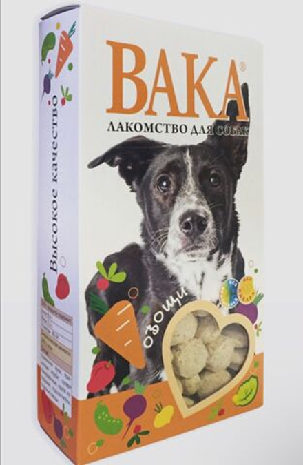 ВАКА лакомство для собак "Овощи" 100 г