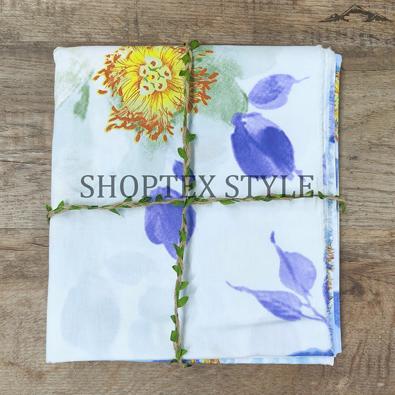 Твил-сатин принт №8 | ш.220 см | 120 г/м² | хлопок-100%