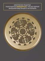 Вентиляционная Решетка КП ЛИА 100х100 золото