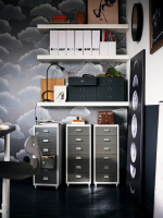 Полка настенная без ножки - IKEA LACK/ ЛАКК ИКЕА, 110x26 см, белый матовый