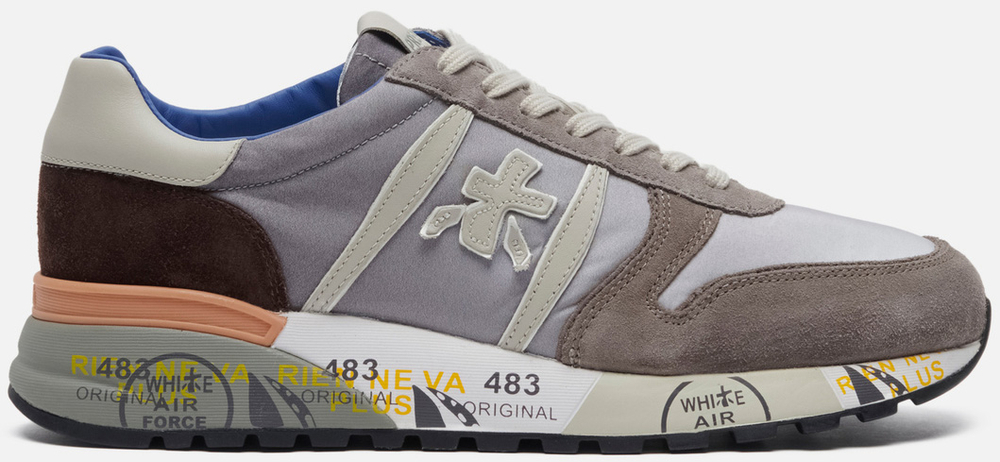 Premiata Lander 5679 Серые с коричневым