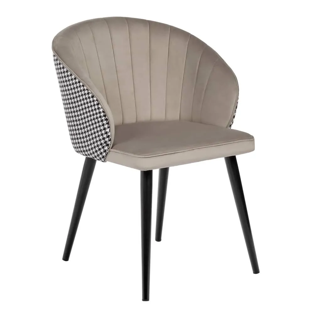 Стул Bradex Home Paola латте с жаккардом