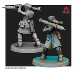 Astra Militarum Tallarn Desert Raiders Талларнский Гвардеец с ракетницей миниатюра для AOS,Waha, Настольная игра, НРИ, Варгейм, РПГ