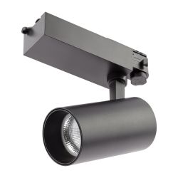 Трековый светильник трехфазный ЭРА SТR-30-36-40K-B30 светодиодный 30Вт 4000K черный | Трехфазные трековые светильники