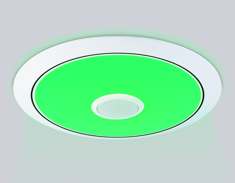 FZ720 WH белый IP20 52W 3000-6500K+RGB Music 450*65 (ПДУ ИК)