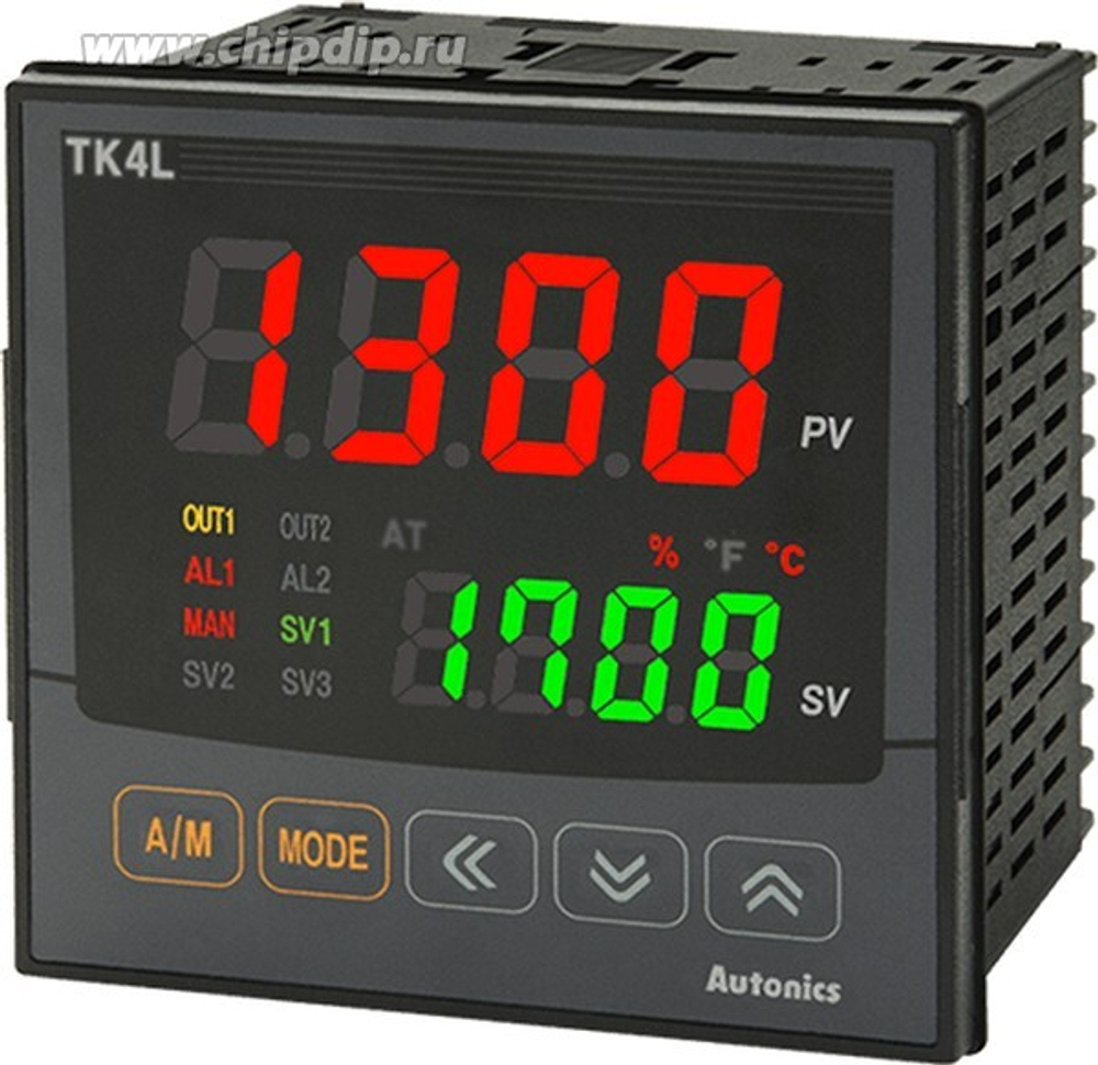 TK4L-T4RN 100-240 VAC температурный контроллер (ПИД,96х96, вых. сигн.1+RS485,вых1 реле)
