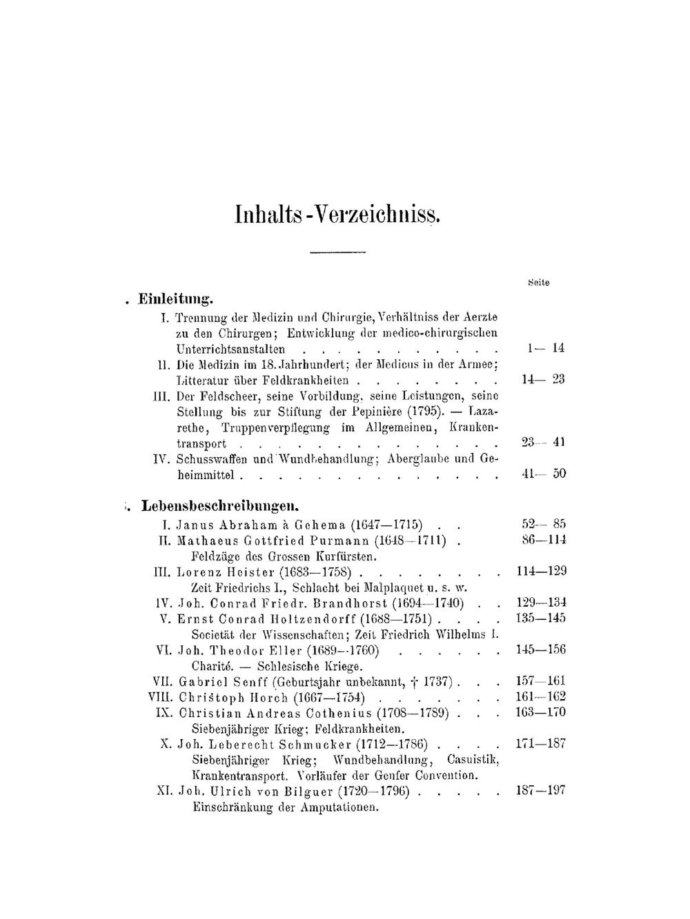 Die Kriegschirurgen und Feldärzte. Preussens und anderer deutscher Staaten in Zeit- und Lebensbildern. Theil 1 | F.Bock