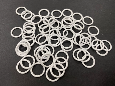 Кольца для бретелей 10 мм (пара), цвет- белый