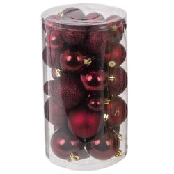 GAEM Набор из 30шт Украшение новогоднее "Шар", D 5 см, L13,5 W13,5 H26 см