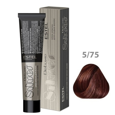 5/75 Крем-краска De Luxe Silver, светлый шатен коричнево-красный