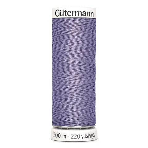 Нить Sew-All 200 м, Gutermann, 202 бледно серо-сиреневый