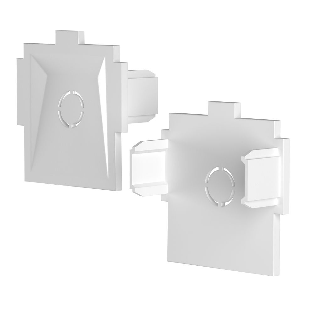 Комплект заглушек к встраиваемому шинопроводу Maytoni Radity 2шт TRA084EC-12W