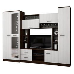 Стенка "Марта 11" (венге/дуб млечный), Интерьер Центр