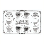 Салфетка сервировочная ПВХ 26см Кофемания (комплект 20 шт)
