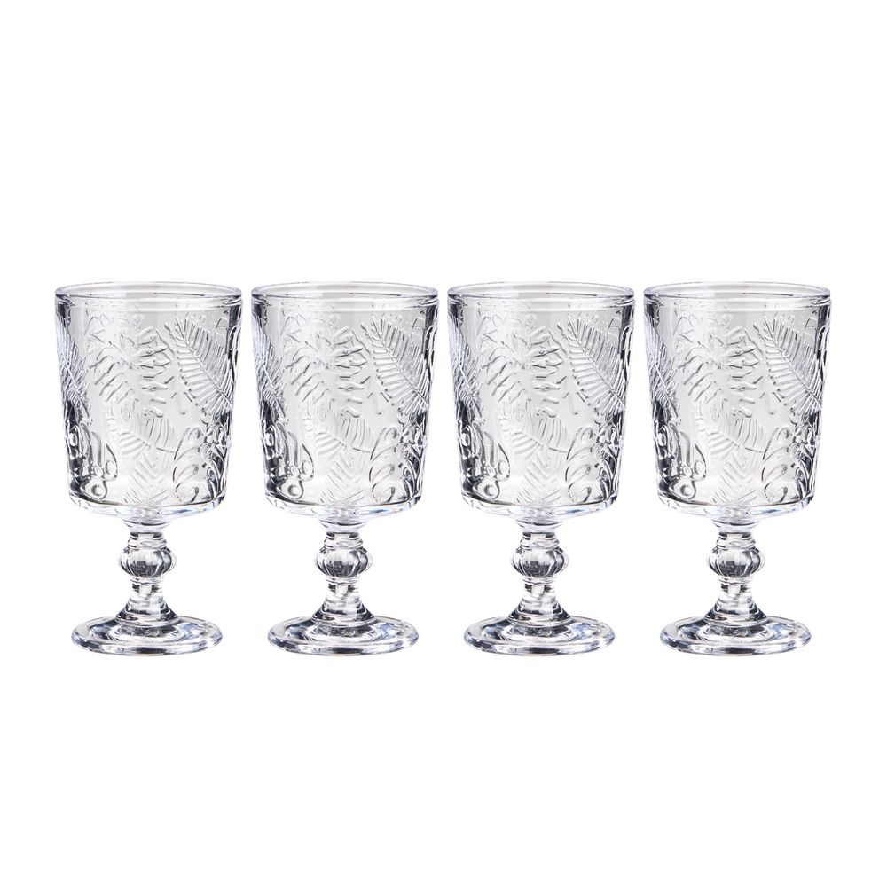 НАБОР БОКАЛОВ ИЗ 4 ШТ. "FLORA" 350 МЛ/16 СМ