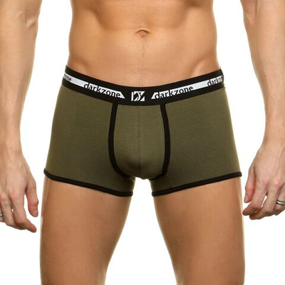 Мужские трусы-боксеры цвета хаки (Размер: L) (Цвет: хаки)