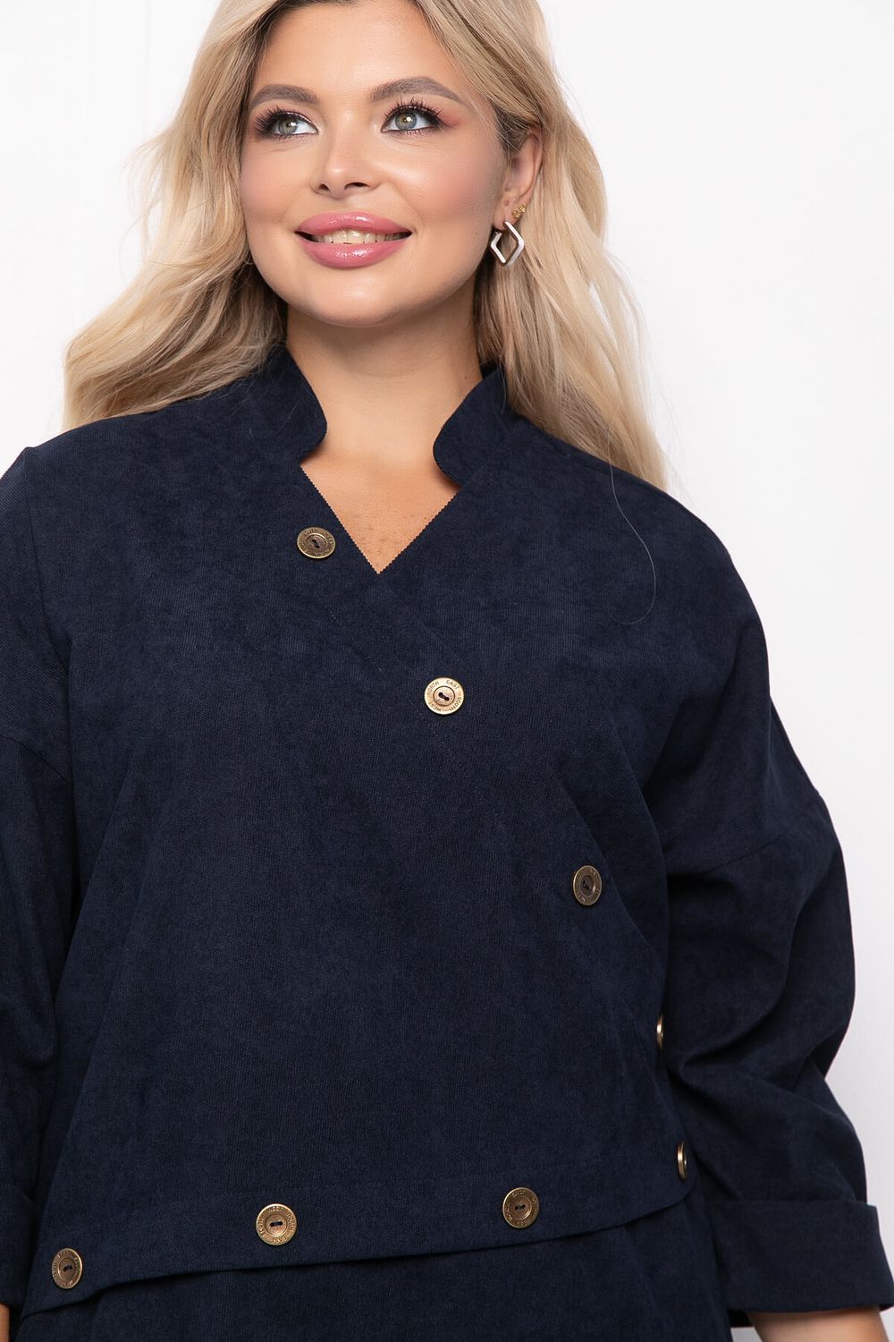 Платье "Памела" П7262 (темно-синее) LT Collection