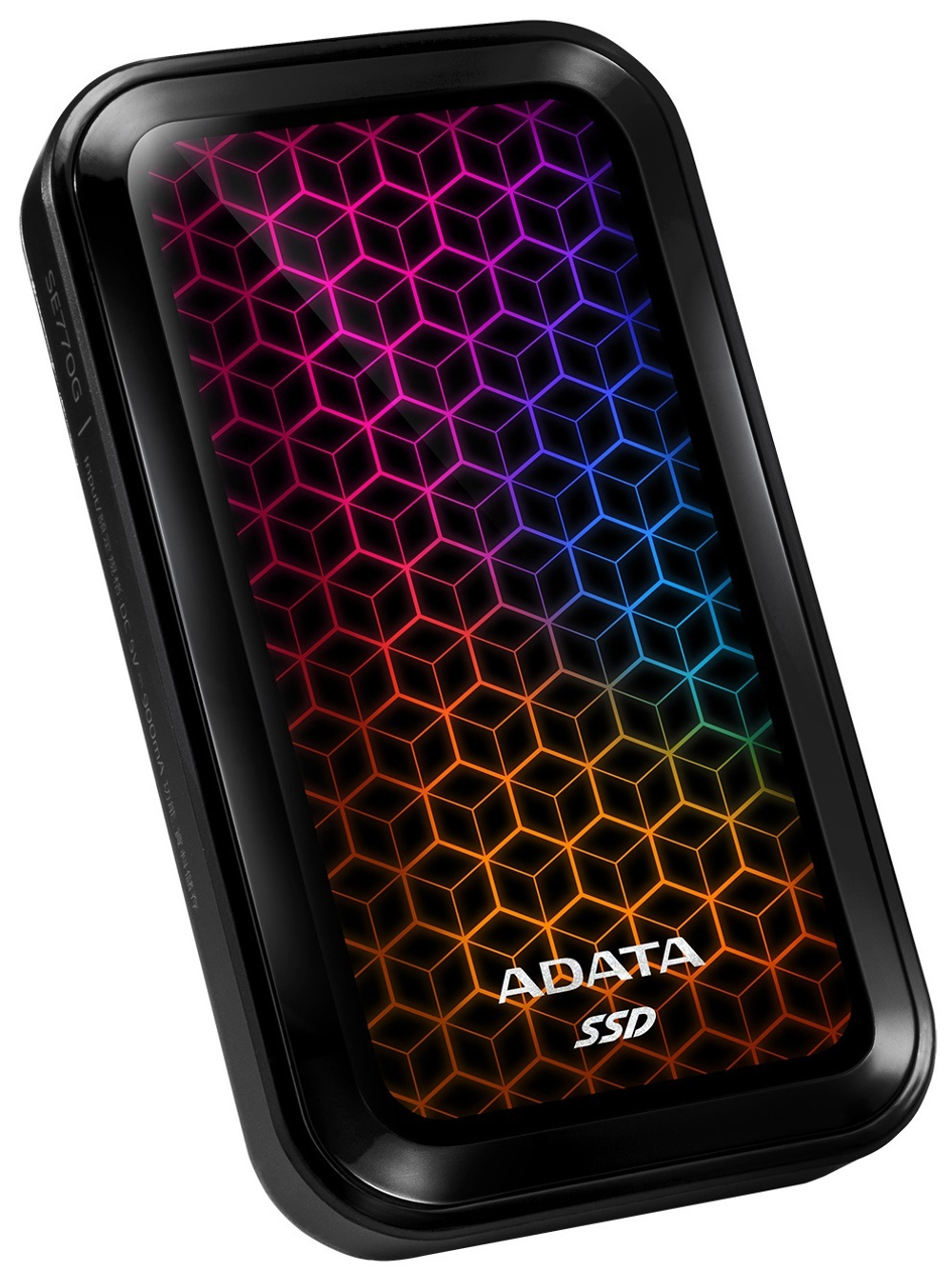 Внешний SSD USB 3.2 Gen 2 Type-C A-Data ASE770G-512GU32G2-CBK