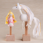 Пальчиковая игрушка Принцесса с единорогом