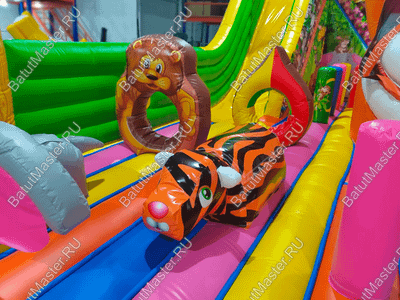 Коммерческий надувной батут «Прайд» с широким входом 12*7*6 м