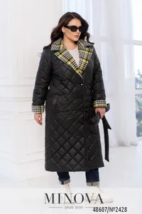 Куртка 2428-черный-желтый Minova