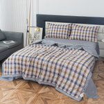 Комплект постельного белья Сатин с Одеялом 100% хлопок 160x80 на резинке OBR128