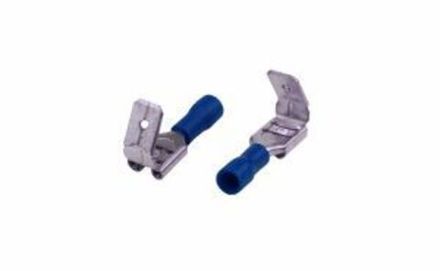 Клемма плоская изолированная РПи-О 2.5-(6.3)/РпИо 2.5-7.5 гнездо 6.6 мм + штекер - 6.3 мм 1.5-2.5 мм