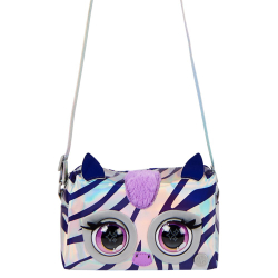 Purse Pets - интерактивная металлическая сумочка со звуком и подвижными глазками Zebra Rebel Stripez 20139591 / артикул   26700 6065582 20139591  / GTIN 778988451724